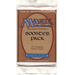 A sealed Wizards of the Coast Magic: The Gathering - Revised Edition (3rd) Booster Pack, containing 15 tradable game cards in classic white and brown packaging with blue and red text—an excellent opportunity to add powerful dual lands to your collection.