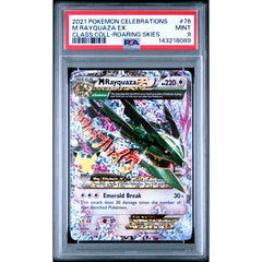 Pokémon TCG: M Rayquaza Ex #76 PSA 9 - Celebrations