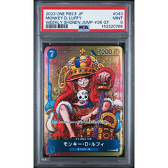 One Piece TCG: Monkey D. Luffy #043 PSA 9