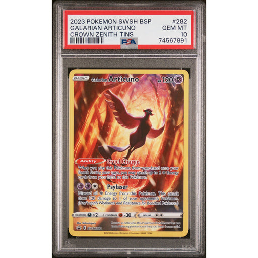 Pokémon TCG: Galarian Articuno #282 PSA 10-74567891