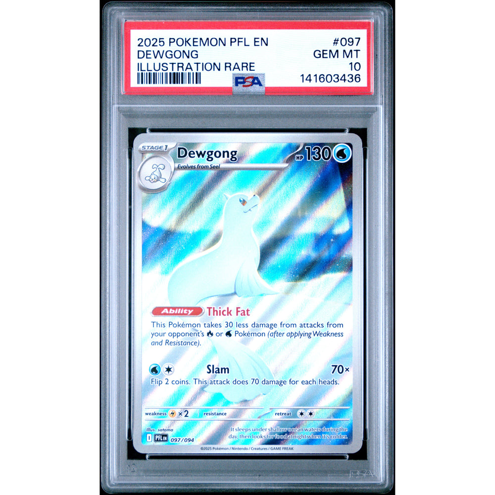 Pokémon TCG: Dewgong #097 PSA 10