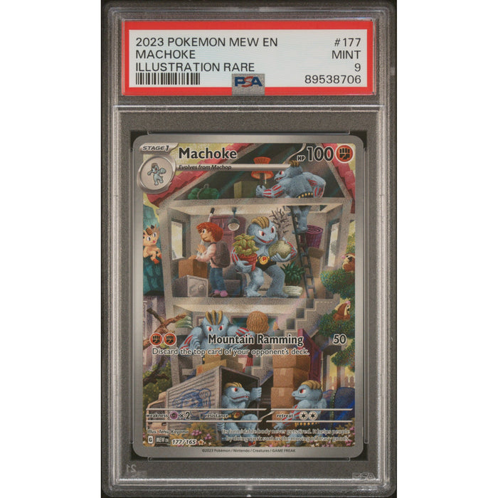 Pokémon TCG: Machoke #177 PSA 9-89538706