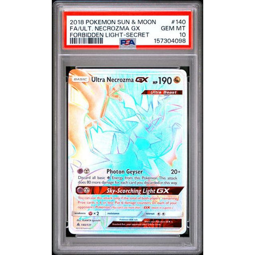 Pokémon TCG: Ult. Necrozma Gx #140 PSA 10-157304098