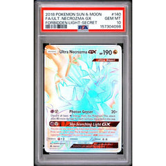 Pokémon TCG: Ultra Necrozma Gx #140 PSA 10 - Forbidden Light