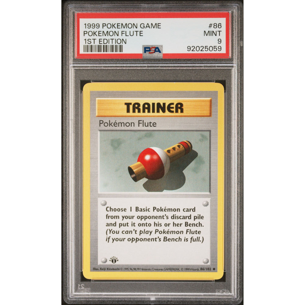 Pokémon TCG: Pokemon Flute #86 PSA 9 - Base Set