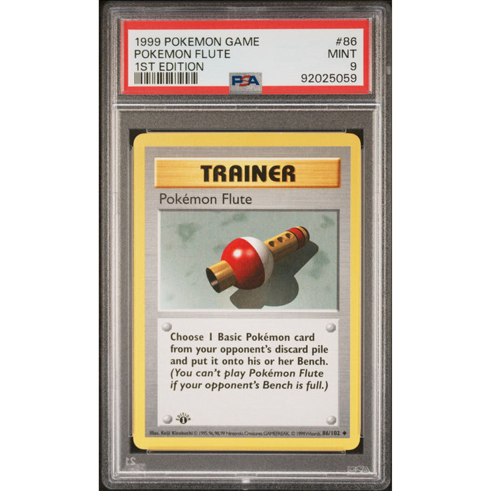 Pokémon TCG: Pokemon Flute #86 PSA 9 - Base Set-92025059