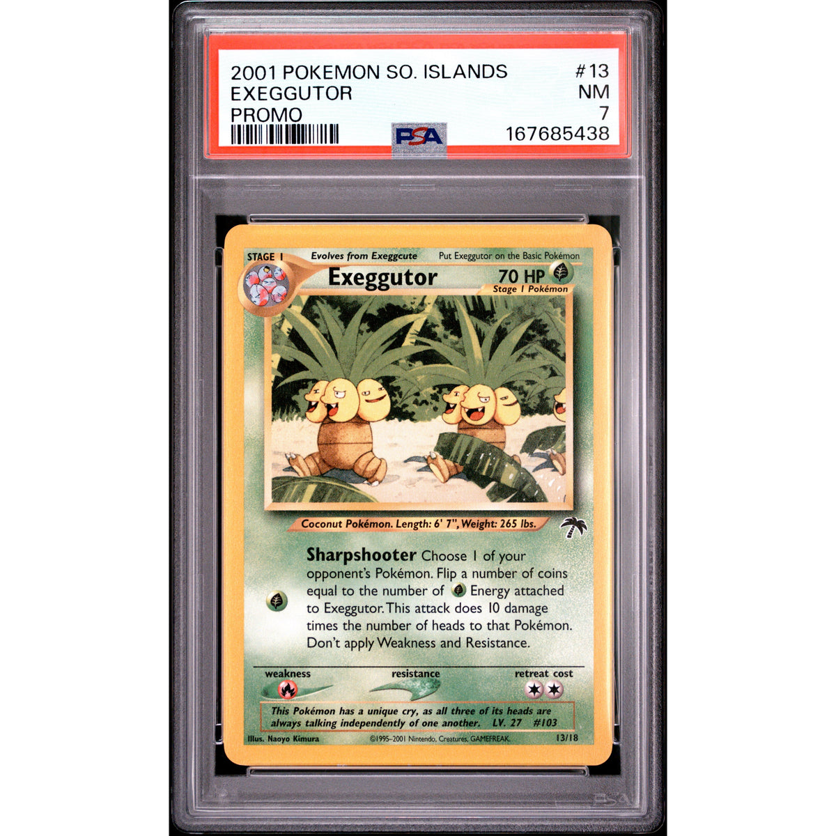 Pokémon TCG: Exeggutor #13 PSA 7-167685438