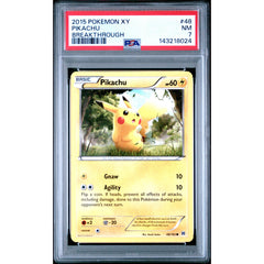Pokémon TCG: Pikachu #48 PSA 7 - BREAKthrough
