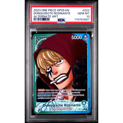 One Piece TCG: Donquixote Rosinante #022 PSA 10