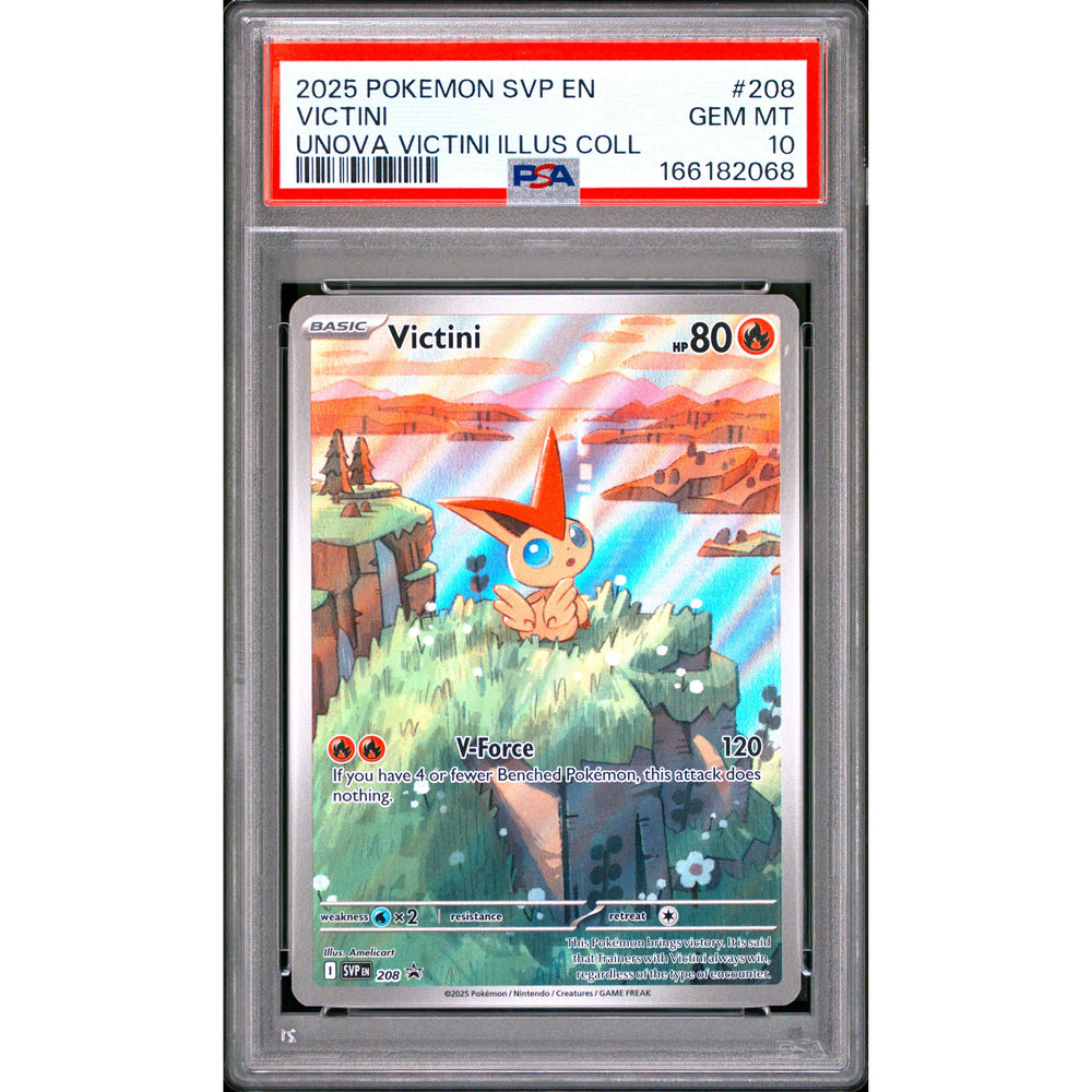 Pokémon TCG: Victini #208 PSA 10 - Scarlet & Violet Promo