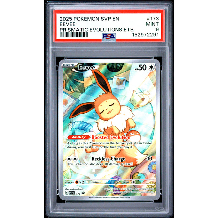 Pokémon TCG: Eevee #173 PSA 9-152972291