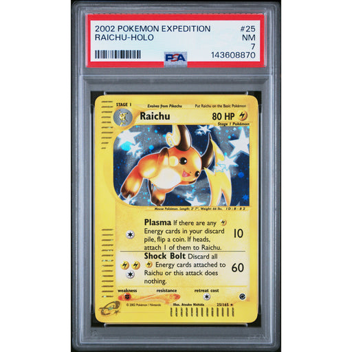 Pokémon TCG: Raichu #25 PSA 7 Holo - Expedition-143608870