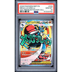 Pokémon TCG: Mega Lucario Ex #033 PSA 10