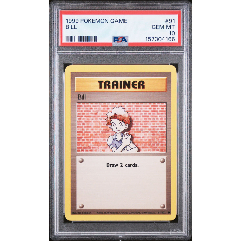 Pokémon TCG: Bill #91 PSA 10 - Base
