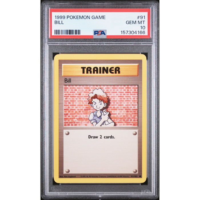 Pokémon TCG: Bill #91 PSA 10-157304166