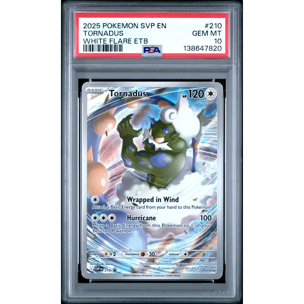 Pokémon TCG: Tornadus #210 PSA 10