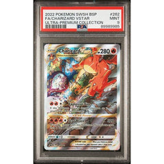 Pokémon TCG: Charizard Vstar #262 PSA 9 - Sword & Shield Black Star Promos