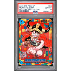 One Piece TCG: Monkey D. Luffy #110 PSA 10