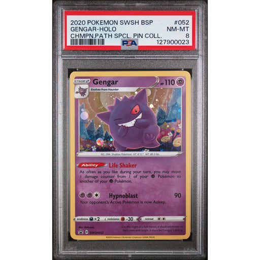 Pokémon TCG: Gengar Holo #052 PSA 8-127900023