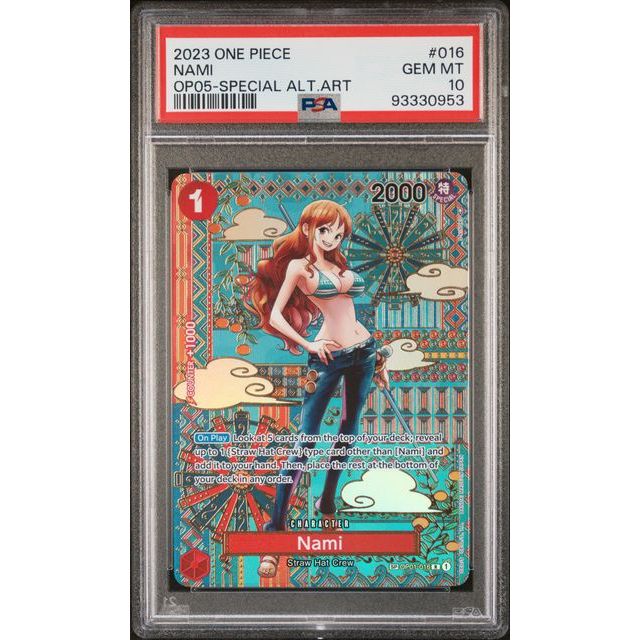 One Piece Card Game: Nami OP05-Special Alternate Art PSA 10 — Rogerz