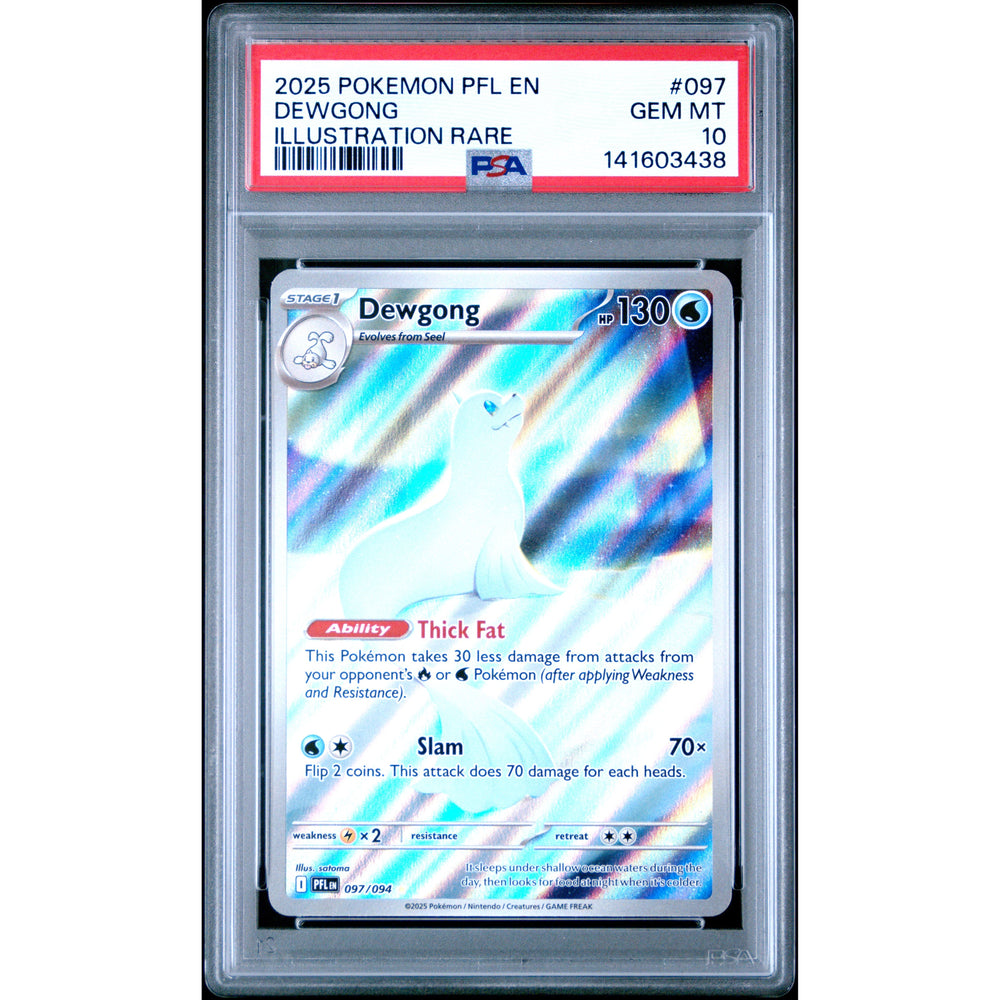 Pokémon TCG: Dewgong #097 PSA 10