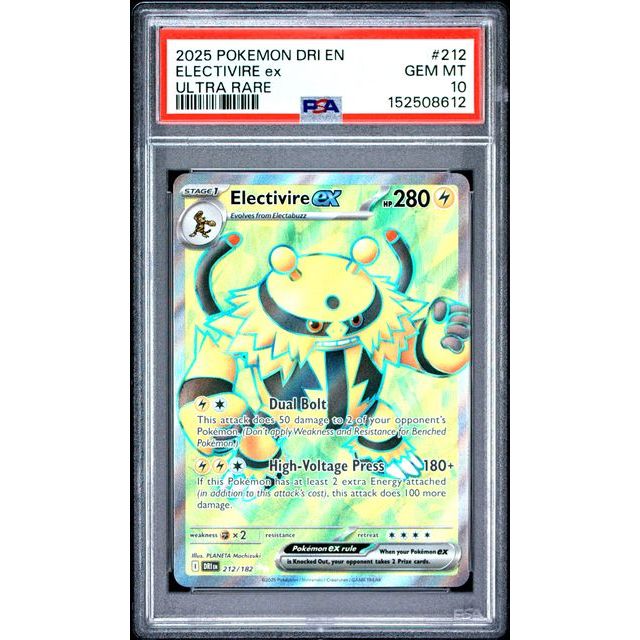 Pokémon TCG: Electivire Ex #212 PSA 10 - Destined Rivals