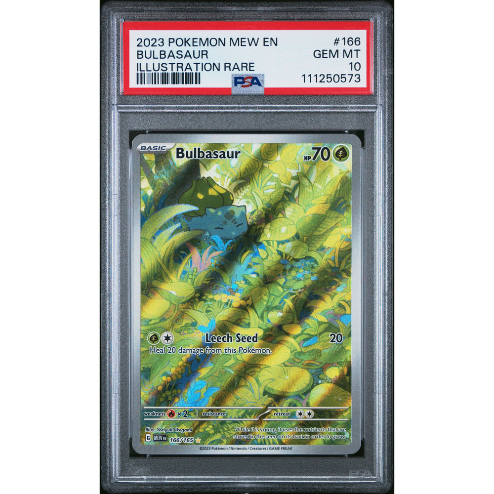 Pokémon TCG: Bulbasaur #166 PSA 10 - 151