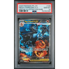 Pokémon TCG: Mega Charizard X Ex #125 PSA 10 - Phantasmal Flames