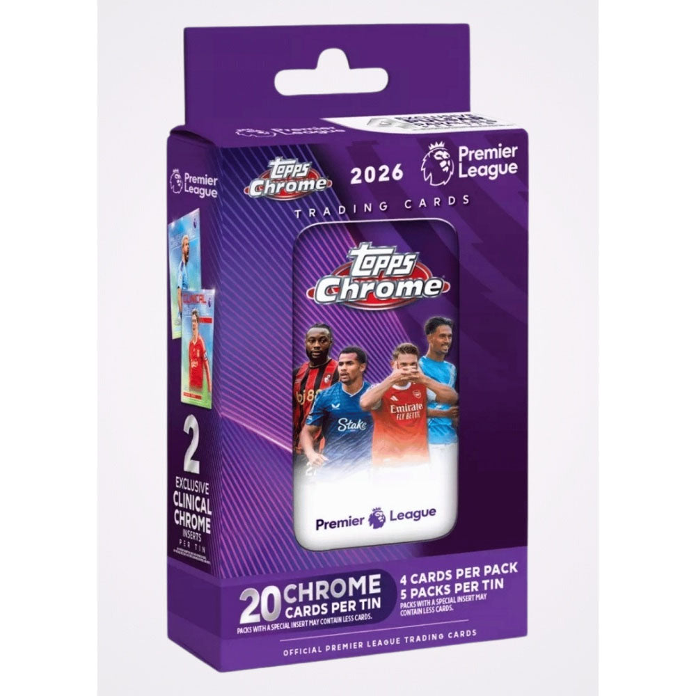 Topps Chrome 2025/26 Premier League Tin
