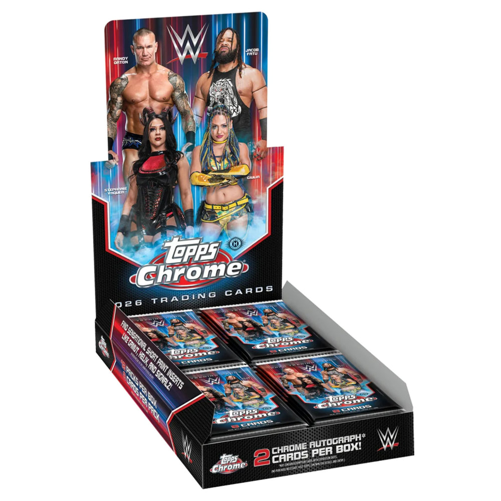 Topps Chrome 2026 WWE Hobby Box