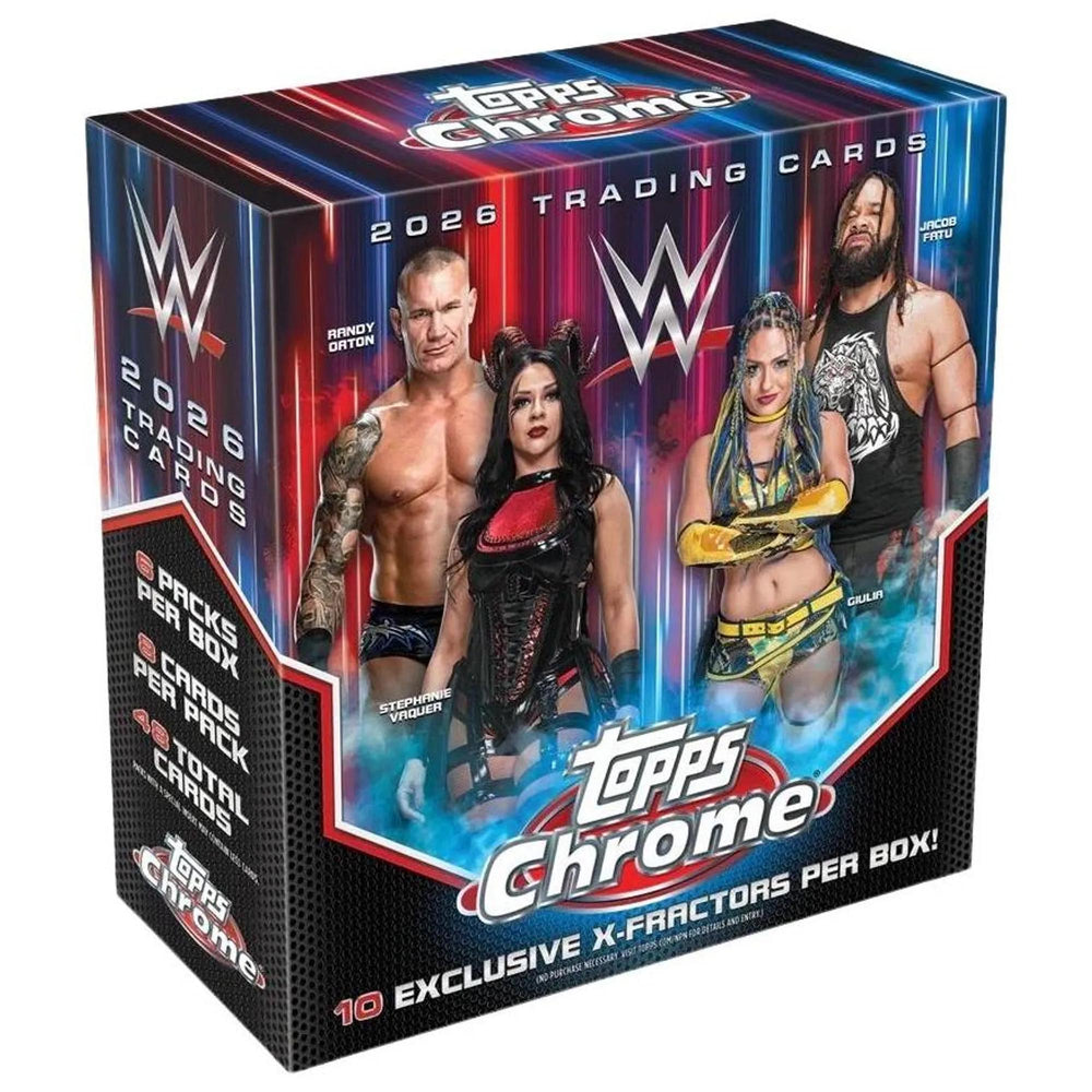 Topps Chrome 2026 WWE Mega Box
