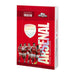 Topps Chrome Arsenal 2025/26 Hobby Box by Topps, showcasing five players in red kits with the Arsenal logo and Topps Chrome branding. The box features the text “Official Trading Cards.”.