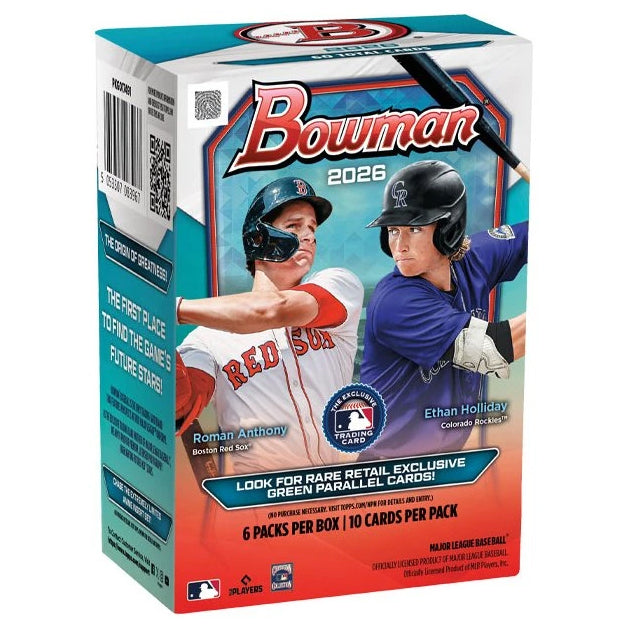 Topps Chrome Bowman Baseball 2026 Value Box