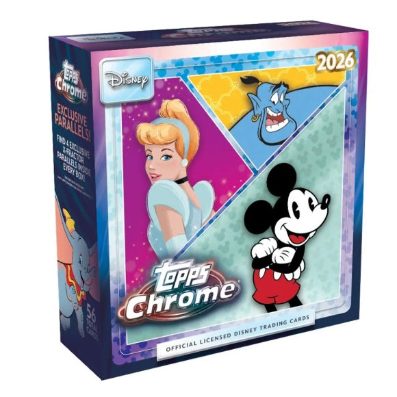 Topps Chrome Disney 2026 Mega Box