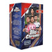 The Topps Chrome MLS 2026 Value Box by Topps features four soccer players on the front. The blue box with colorful stripes highlights the chance to find rare autograph cards, exciting parallels, and exclusive RayWave parallels inside.