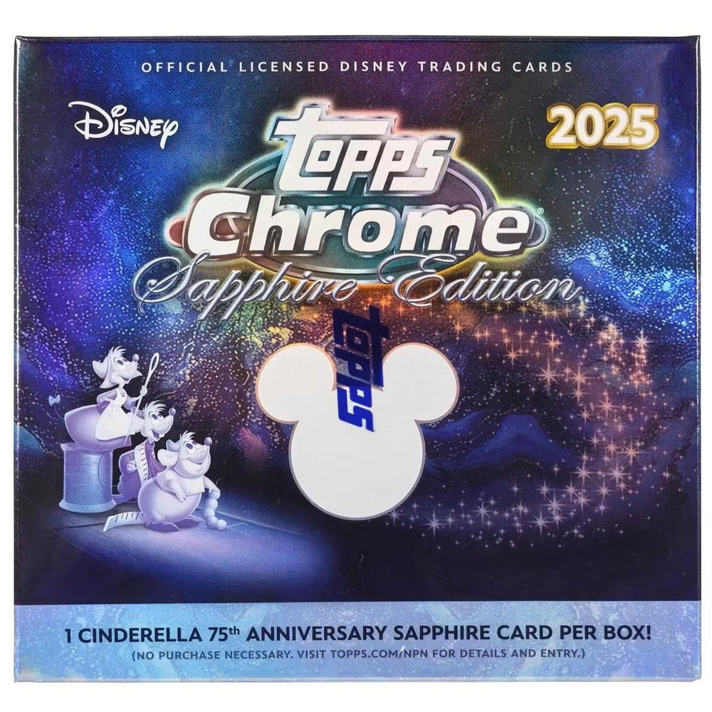 Topps Chrome Disney Sapphire 2025 hobbybox