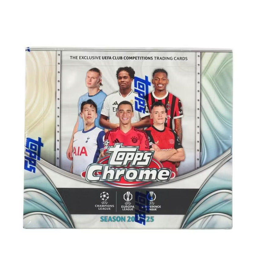 Topps Chrome UEFA Club Competitions 2024/25 Hobby Jumbo Box