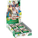 A Topps Chrome Tennis 2026 Hobby Box containing four packs and promotional imagery of professional tennis players.