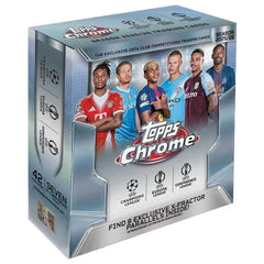 Topps Chrome Uefa klubbtävlingar 2025/26 mega box
