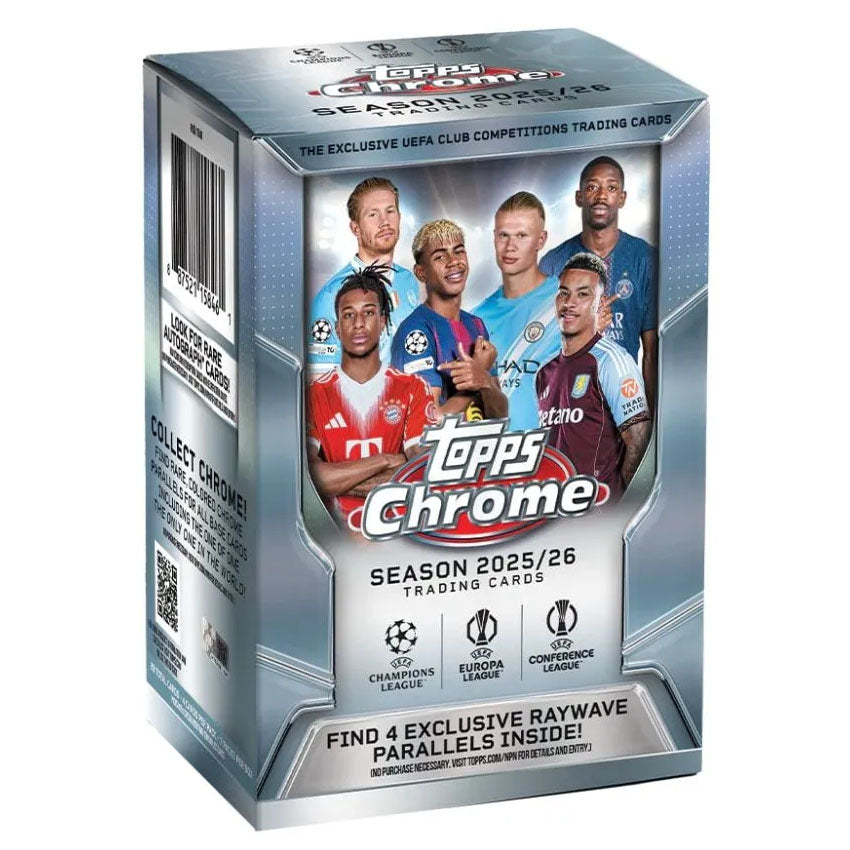 Topps Chrome Uefa Club Competitions 2025/26 Value Box