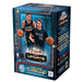 Topps NBA Chrome Update 2025/26 Value Box, by Topps, featuring two NBA players in action poses on the front, set against a blue and black digital background with promotional text highlighting potential autographs and pack details.