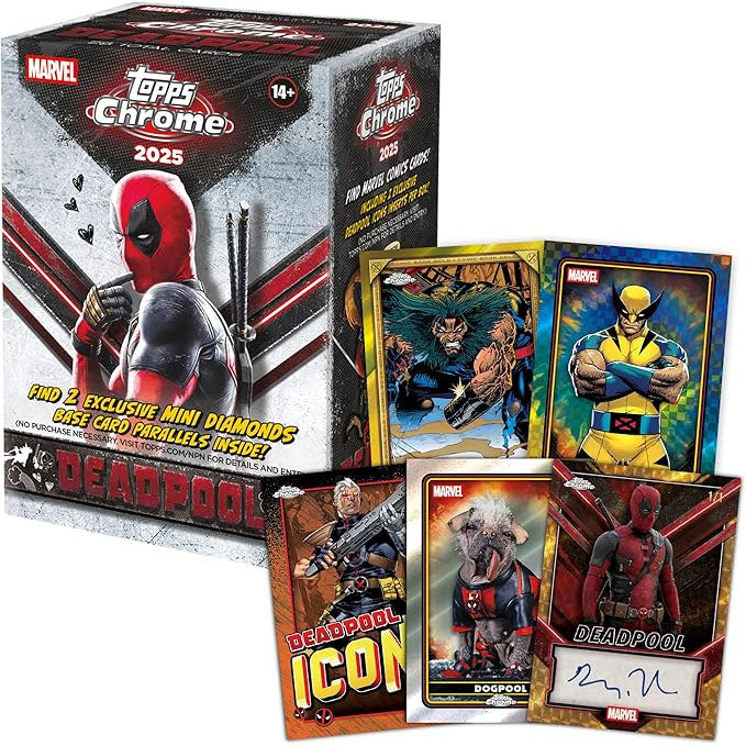 Topps Chrome Deadpool 2025 Value Box