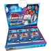 The Topps Finest UEFA Champions League 2025/26 Hobby Box by Topps features soccer player packaging, advertises 2 autographs per box, and includes multiple unopened card packs inside.