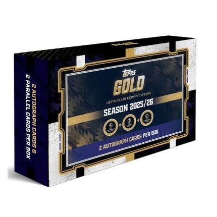 Topps Gold Uefa Club Competitions 2025/26 Hobby Box
