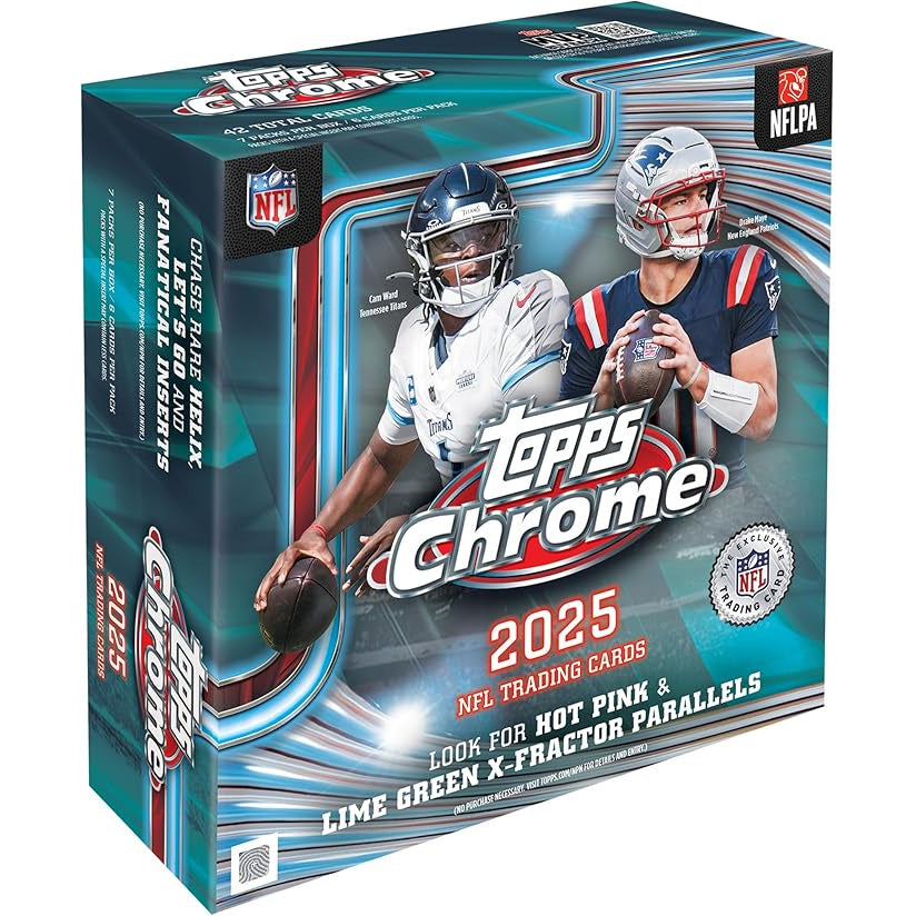 Topps NFL Chrome 2025 Mega Box