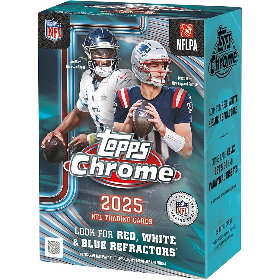 Topps NFL Chrome 2025 Value Box