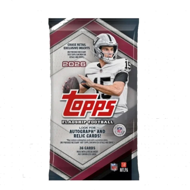 Topps NFL Flagship Football 2026 Fat Pack
