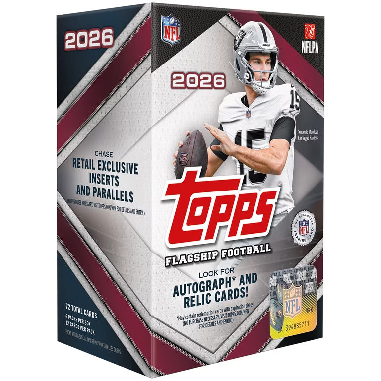 Topps NFL Flagship Football 2026 Value Box