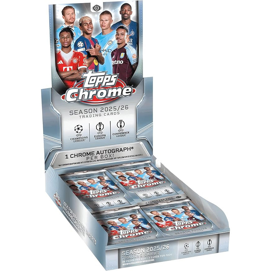 Topps Chrome UEFA Competitions 2025/26 Hobby Box