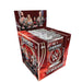 The Topps Universe 2026 WWE Hobby Box by Topps comes in eye-catching packaging adorned with images of popular wrestlers. Inside, several foil packs are marked with the WWE logo and contain 12 cards each. Ideal for wrestling samlekort collectors and WWE enthusiasts, this highly anticipated set gives fans an exciting look ahead to the official release of the Topps Universe 2026 WWE Hobby Box.